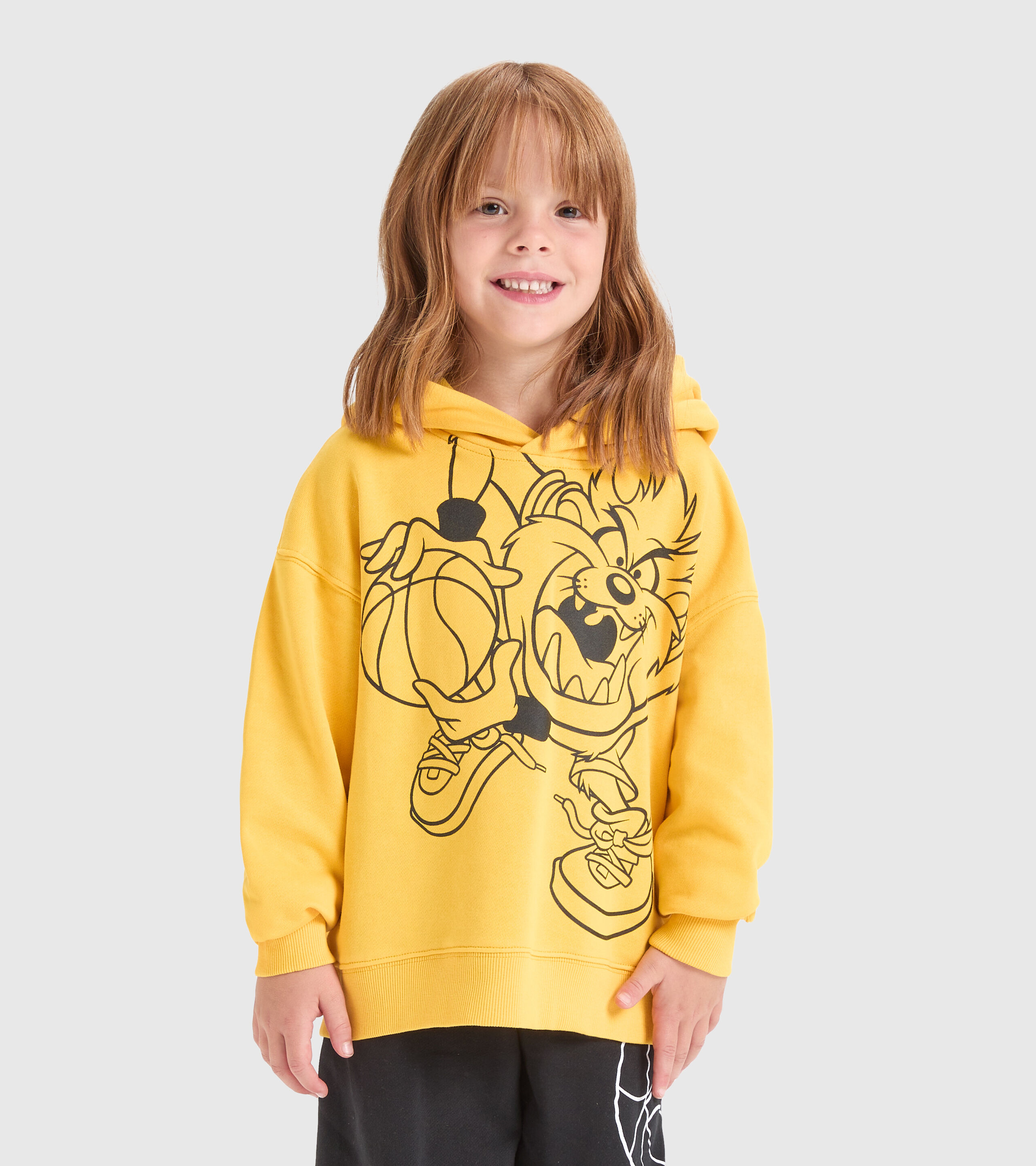 Yellow hooded sweatshirt toddler hot sale