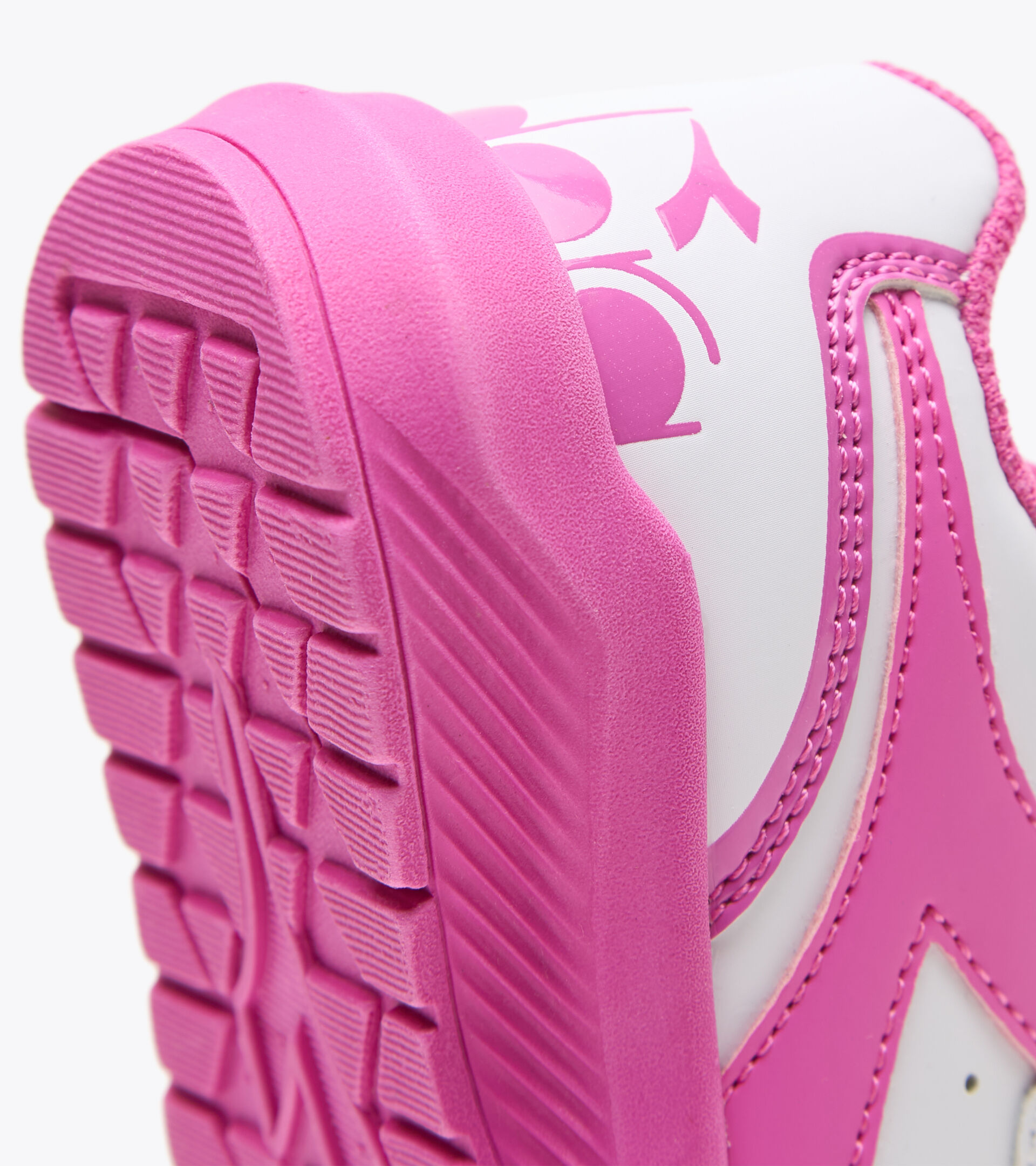 Running shoe - Unisex kids FALCON SL I WHITE/MAGENTA - Diadora