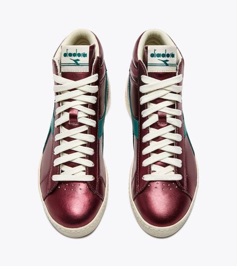 GAME L HIGH METALLIC WN, ROJO SECOYA Zapatilla deportiva de piel - Mujer GAME L HIGH METALLIC WN ROJO SECOYA - Diadora