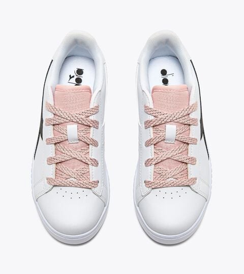 GAME STEP P PS GLITCH, WHITE/BLACK Sports shoes - Girls - 4 to 8 years old GAME STEP P PS GLITCH WHITE/BLACK - Diadora