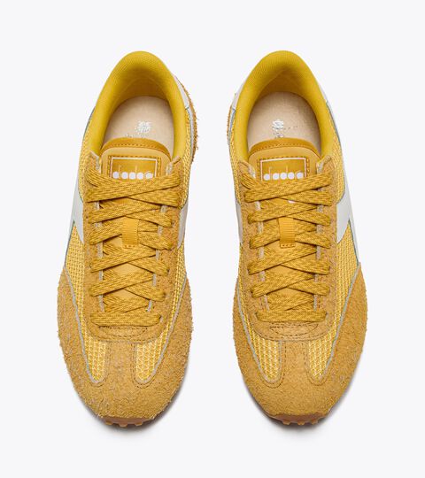 Low-profile leather sneaker - Women’s RALLY YELLOW DD - Diadora