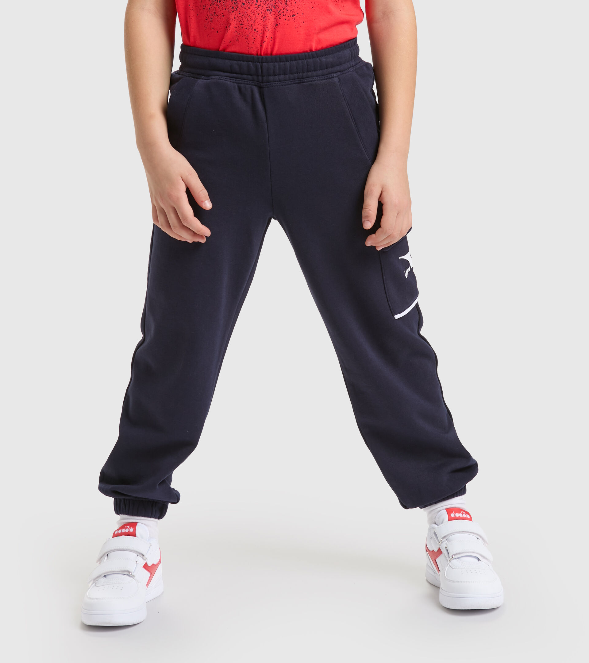 Sports trousers - Boys JB.CUFF PANTS DIADORA FC CLASSIC NAVY - Diadora