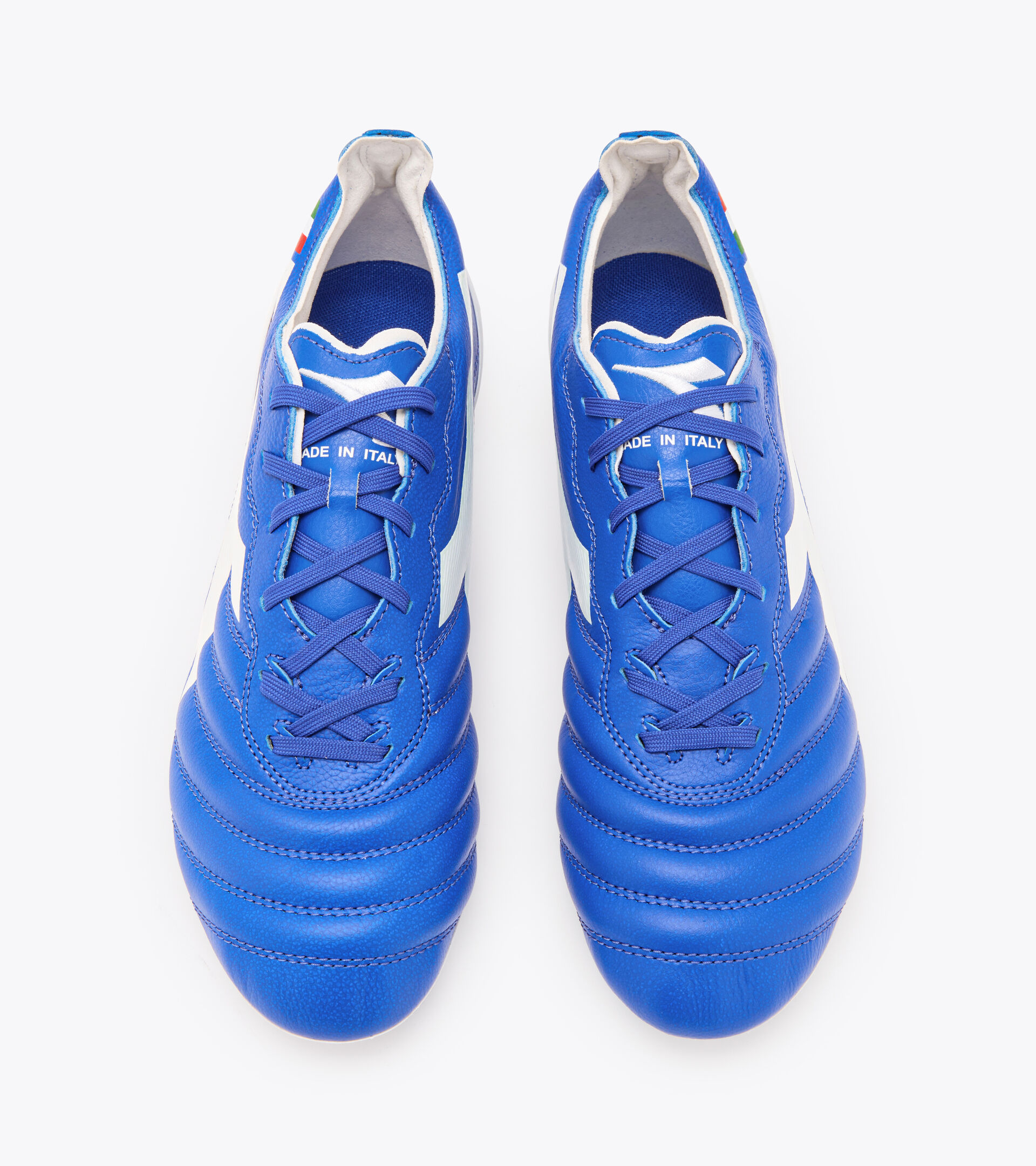 Firm ground and synthetic pitches football boots - Men’s BRASIL ELITE2 TECH ITA LPX ROYAL BLUE/OPTICAL WHITE - Diadora
