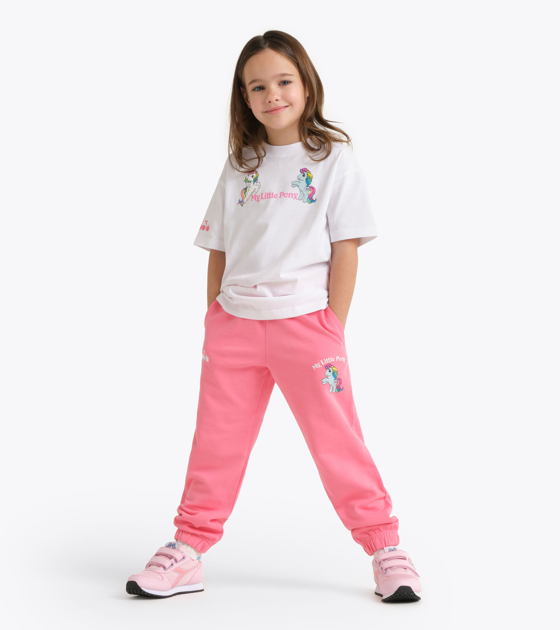 My Little Pony tracksuit bottoms - Boys and girls JU. PANTS TRFS/MLP PINK LEMONADE - Diadora