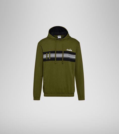 Sudadera con capucha - Hombre HOODIE SWEAT BLKBAR MUSGO INVERNAL - Diadora