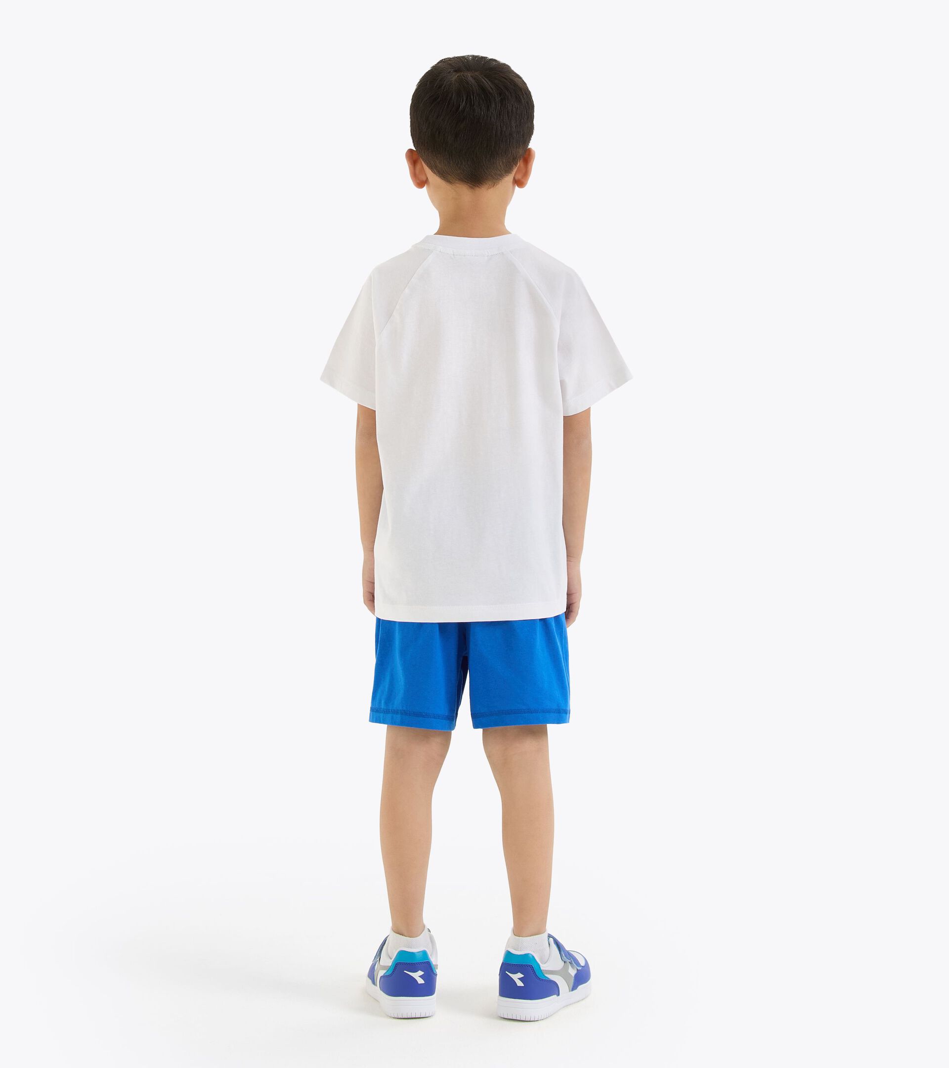Conjunto deportivo - Camiseta y pantalones cortos - Unisex - Niños/niñas y adolescentes JU. SET SS CORE BLANCO VIVO - Diadora