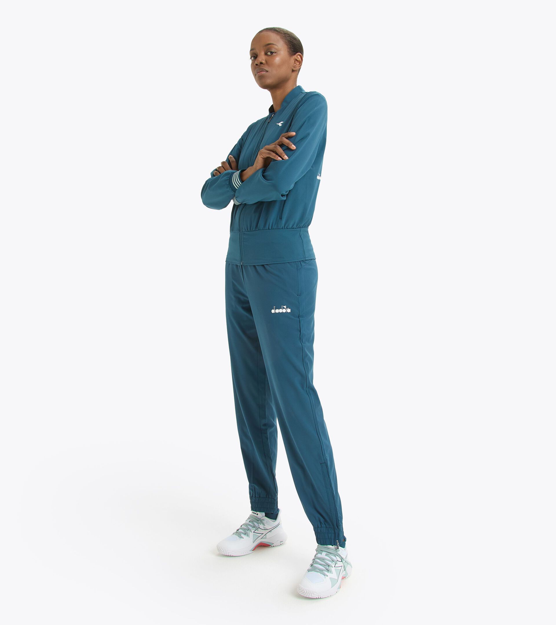Sports jacket - Tennis - Women’s L. FZ JACKET ICON LEGION BLUE - Diadora