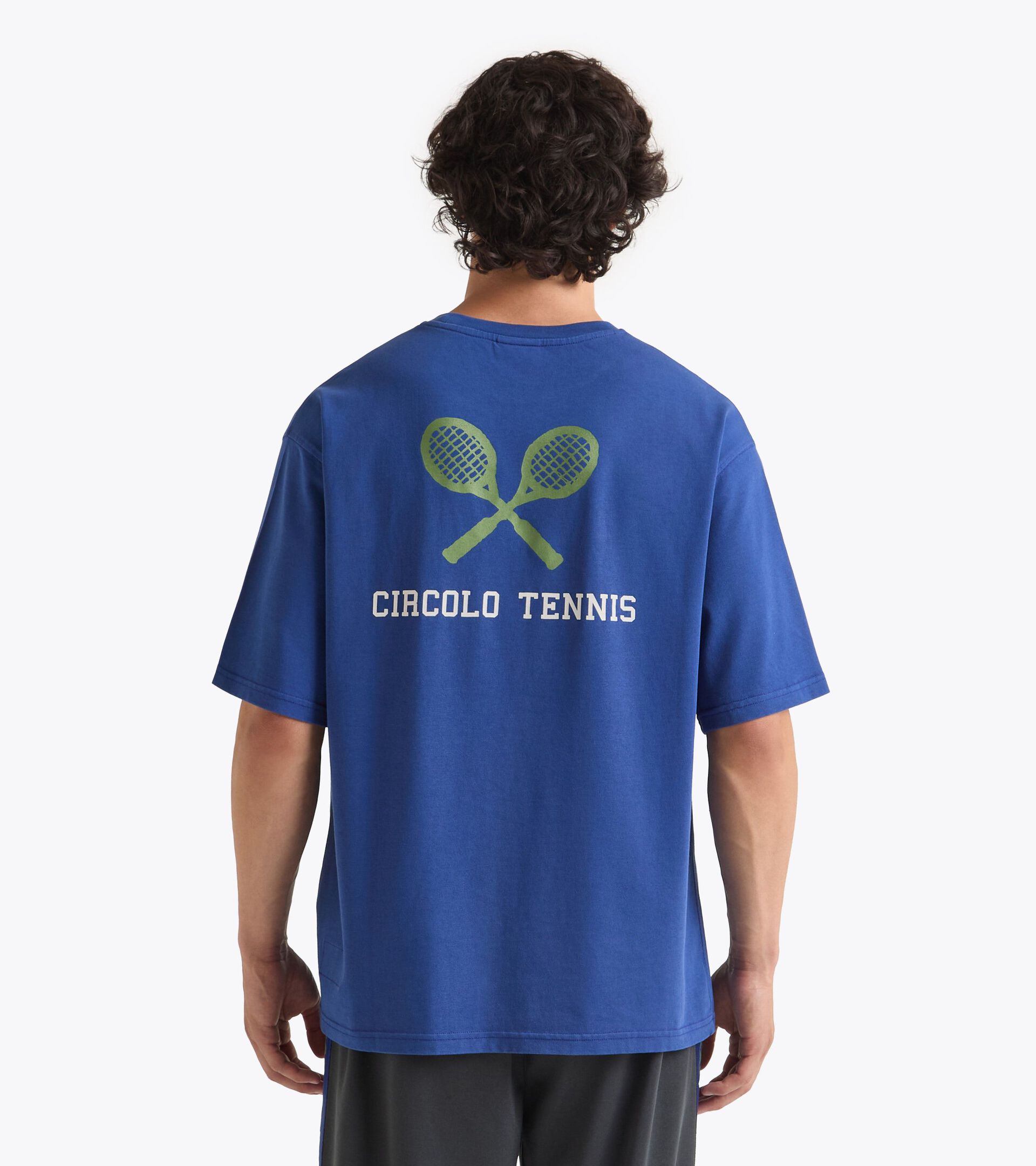 Legacy t-shirt with OG archive print - Made in Italy - All-gender T-SHIRT SS LEGACY II BLUE LIMONGES - Diadora