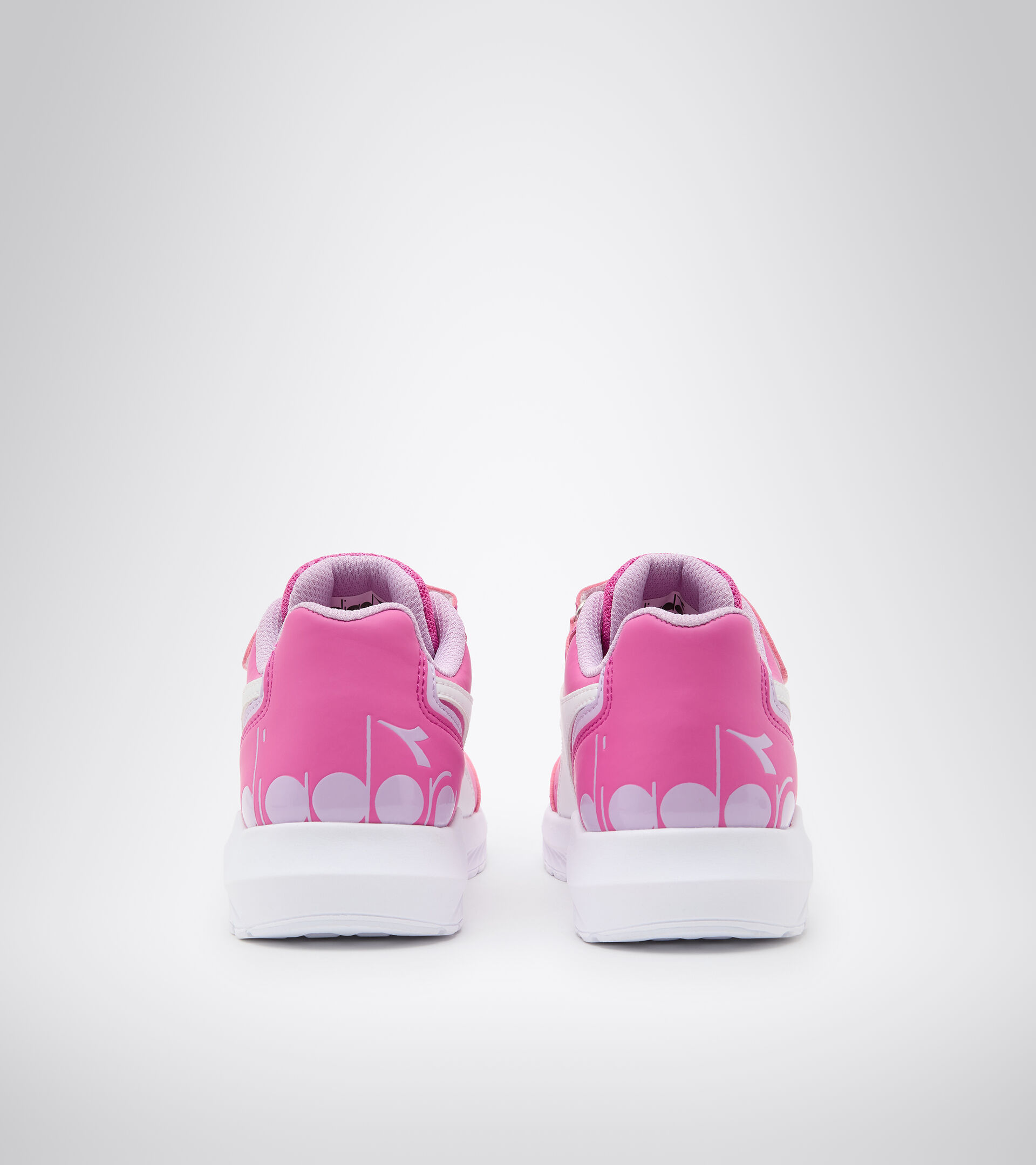 Chaussures de running - Unisexe Enfant FALCON SL JR V ROSA FUCSIA/BIANCO - Diadora