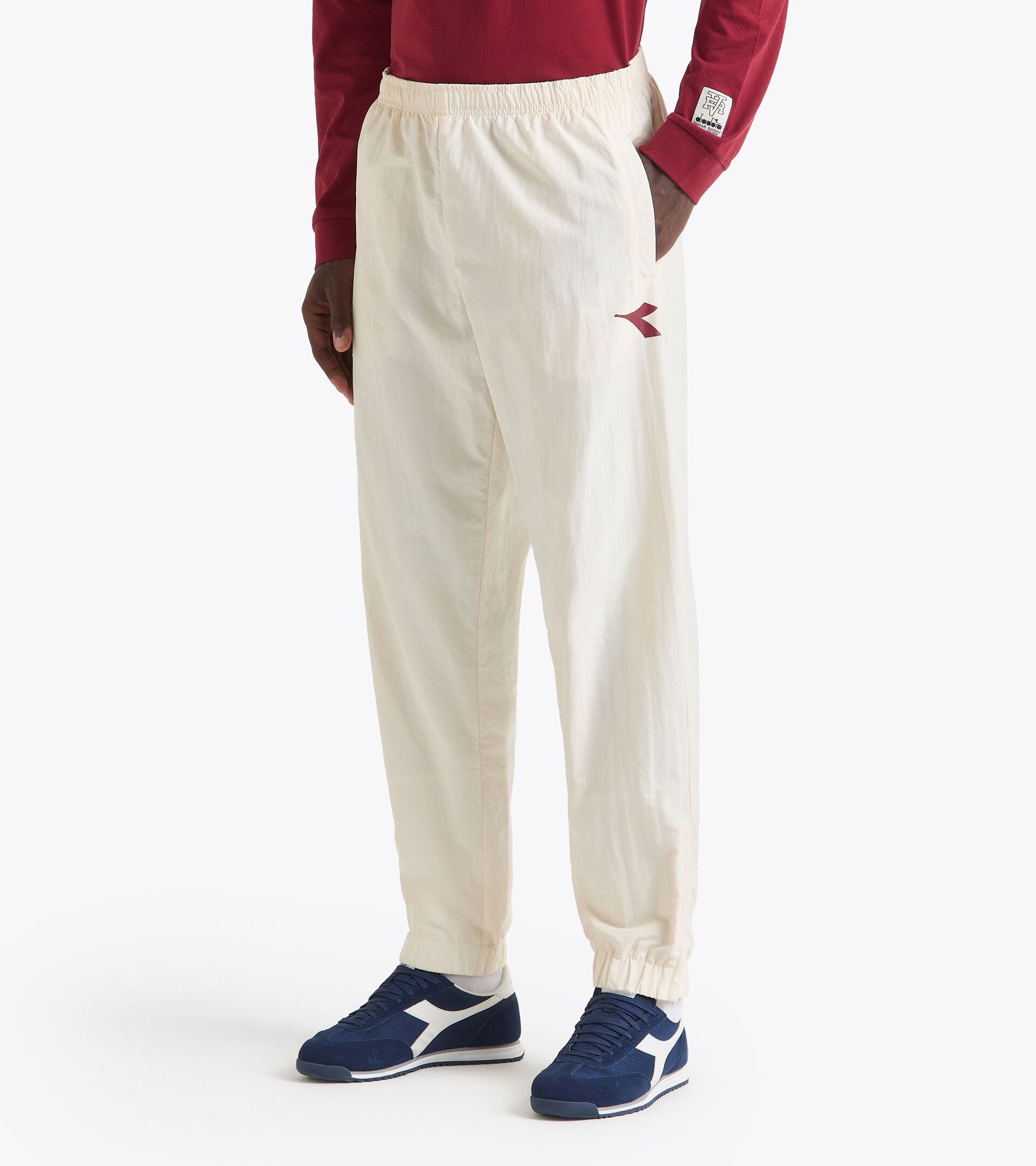 TRACK PANT RUN VALLEY, WHISPER WHITE, hi-res