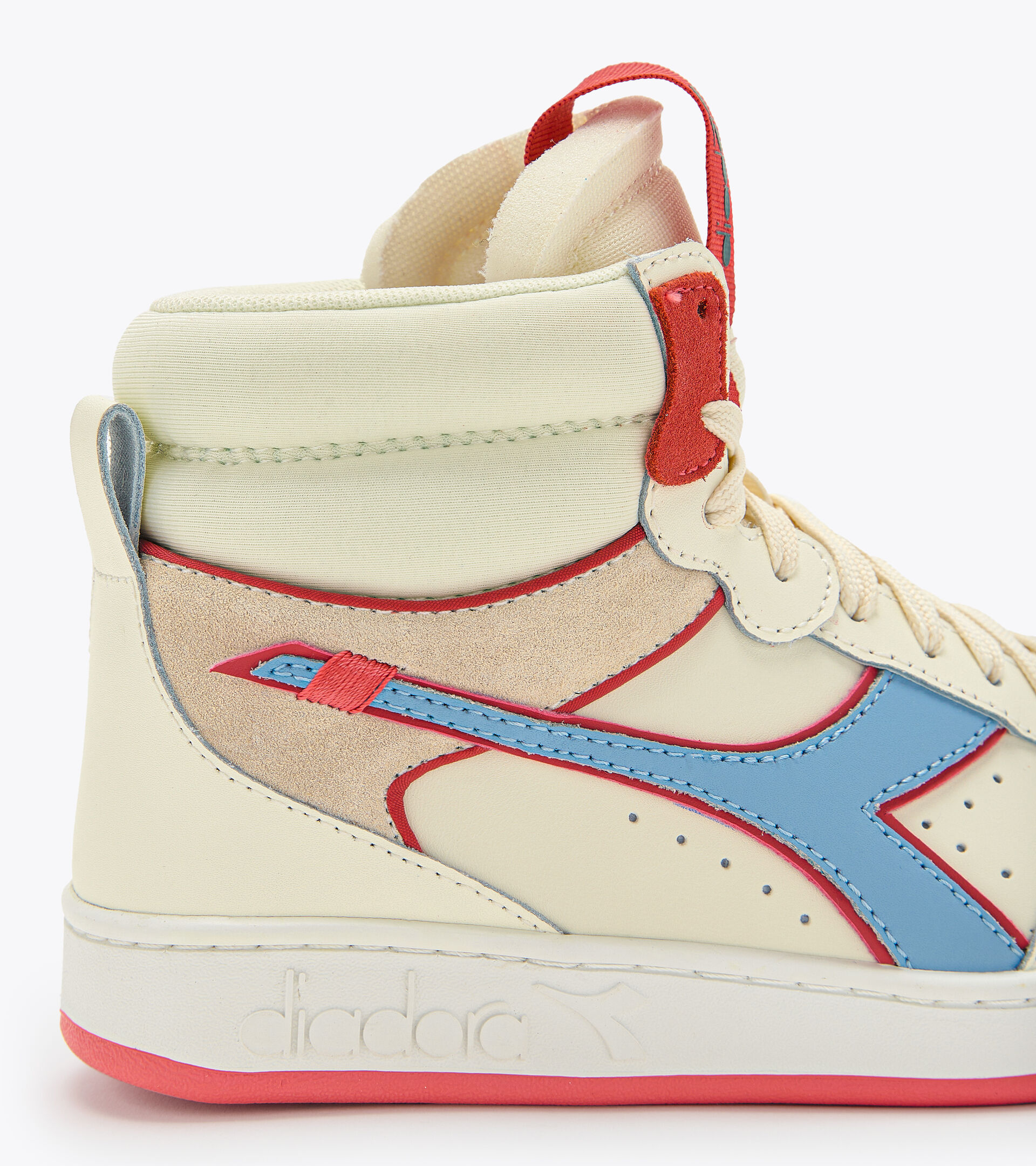 Sportschuh - Damen MAGIC BASKET MID LABEL WN BIANCO CANDIDO/CIELO GRIGIO - Diadora