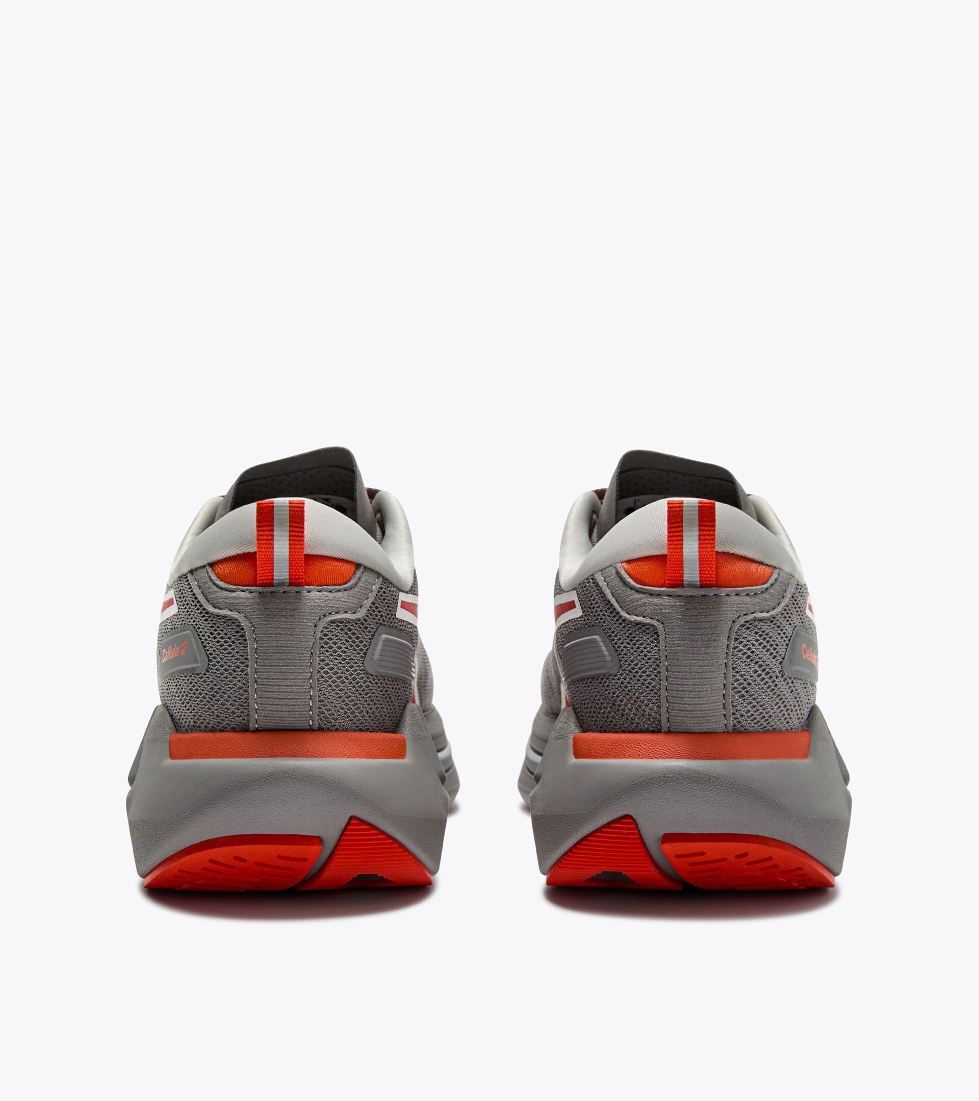 Chaussures de running neutres - Confort et stabilit&eacute; - Femme CELLULA  2 W CHISELED STONE/TANGERINE TNGO - Diadora