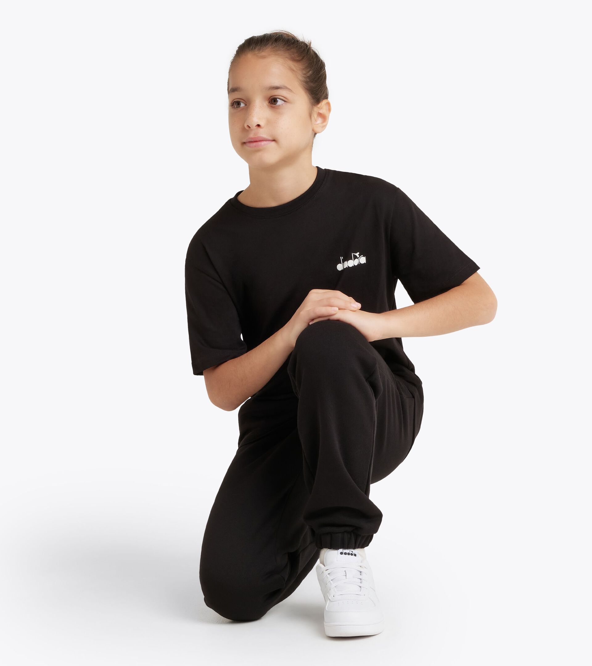 Fleece joggers - Boys JB. JOGGER PANTS COMIC BLACK - Diadora