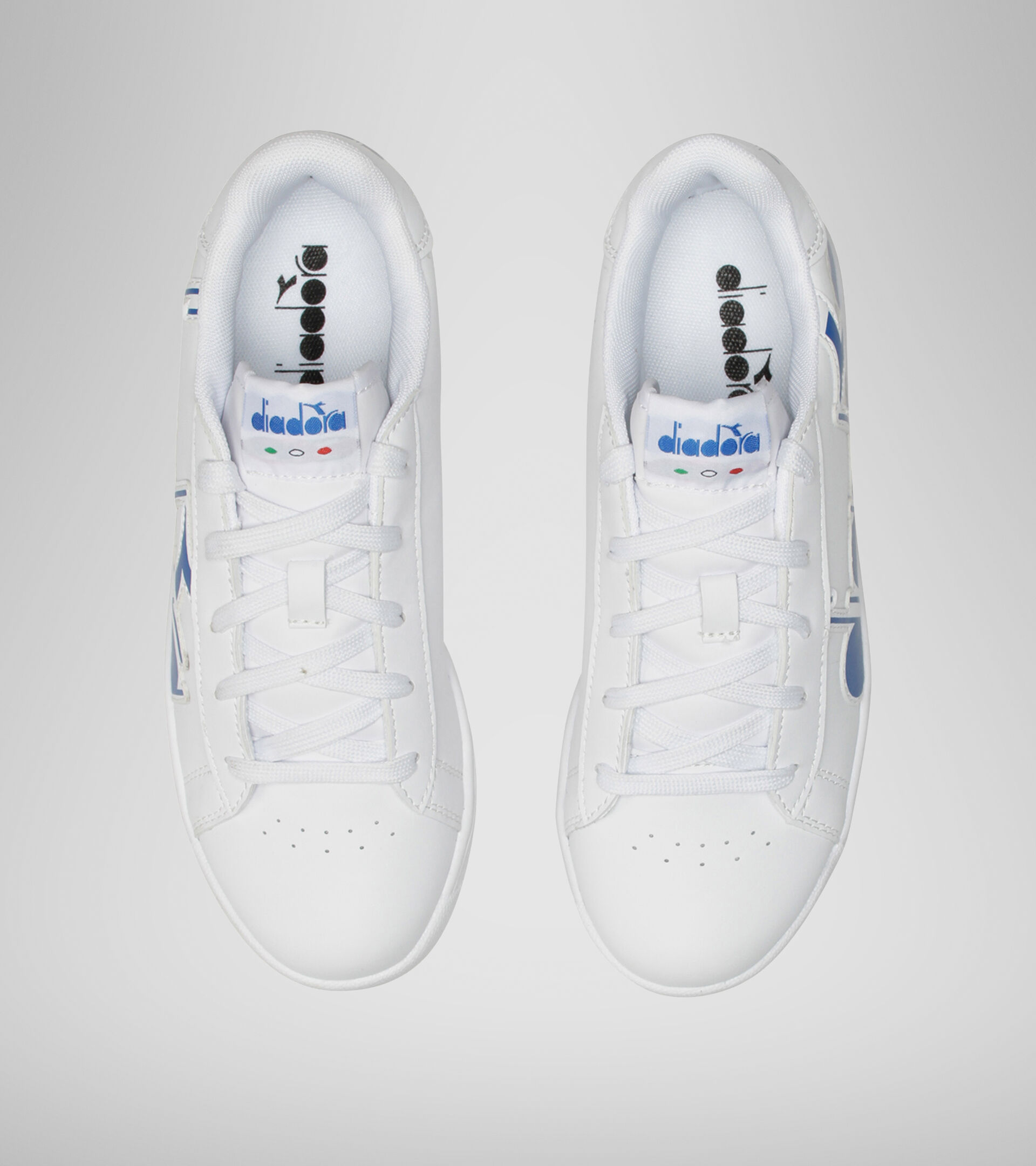 Sports shoe - Unisex kids GAME P BOLDER GS WHITE/MICRO BLUE - Diadora