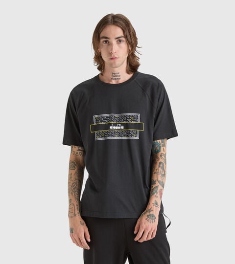 T-Shirt aus Baumwolle und Polyester- Herren T-SHIRT SS  URBANITY SCHWARZ - Diadora