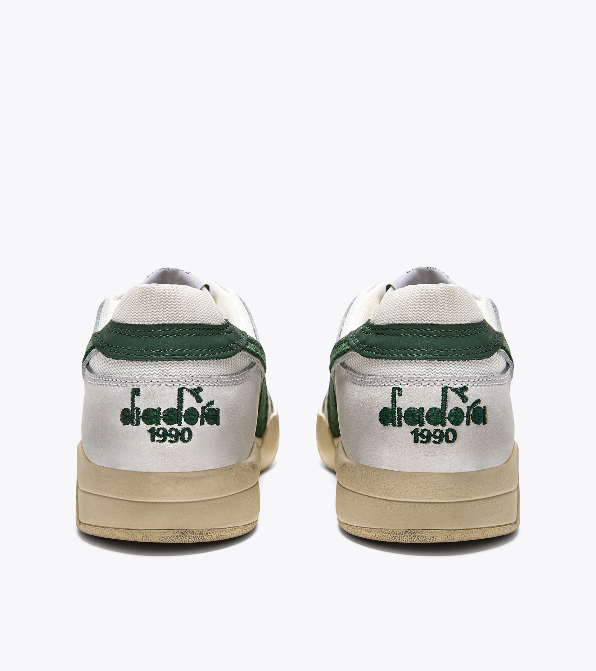 Heritage shoe - All-Gender B.560 USED WHITE/FOGLIAGE GREEN - Diadora