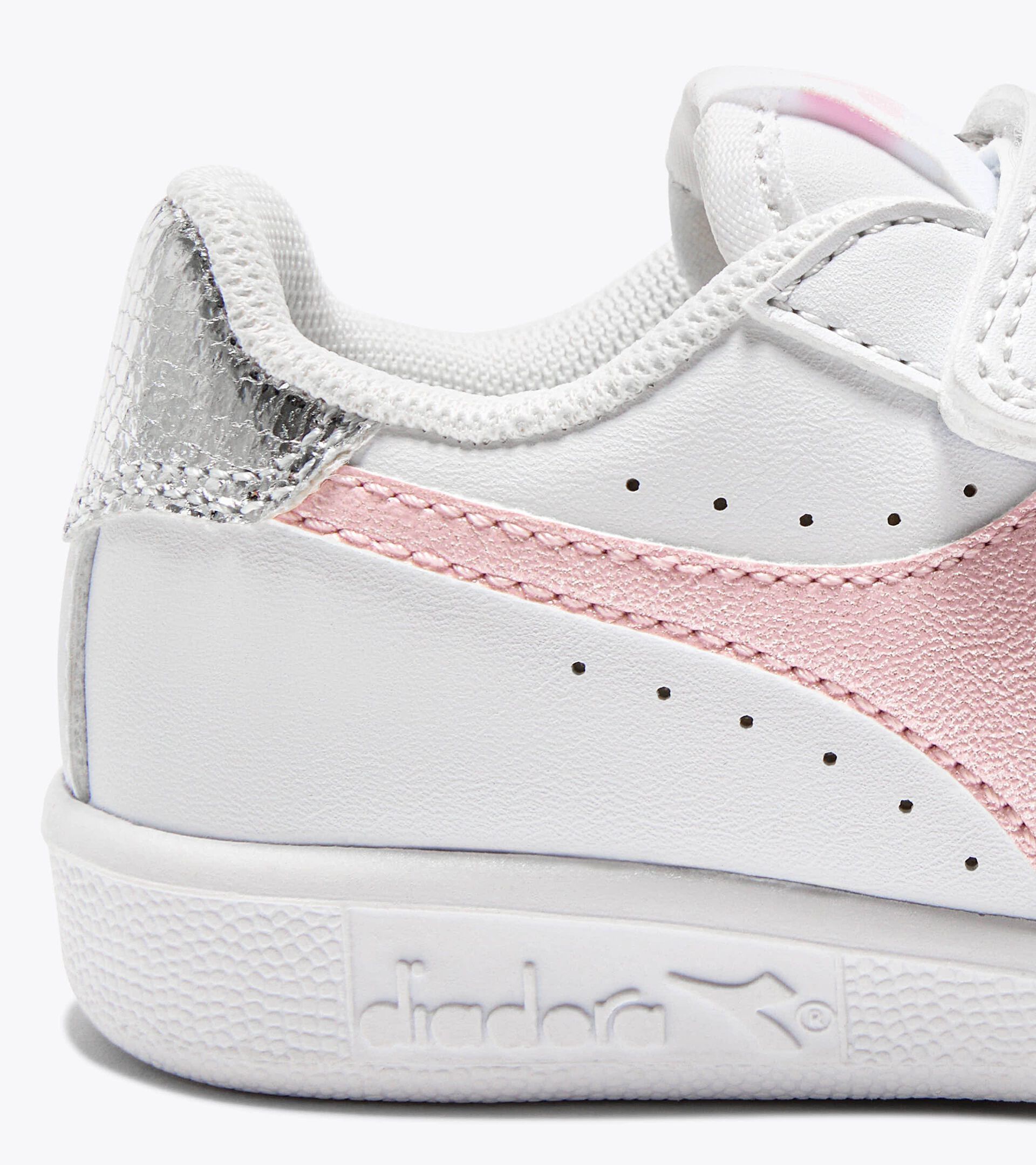 Sports shoes - Toddlers 1-4 years GAME P BALLET TD WHITE/PINK LADY - Diadora