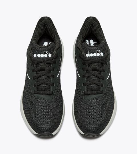 PASSO 4 W, BLACK/WHITE/SILVER Walking shoe - Women’s PASSO 4 W BLACK/WHITE/SILVER - Diadora