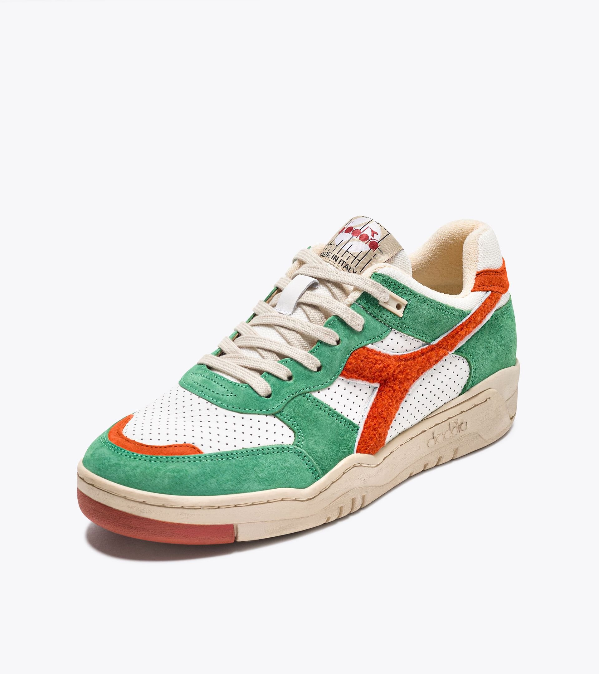 Sneakers Heritage - Made in Italy - Gender neutral B.560 USED RR ITALIA MARRON ROUILLE - Diadora