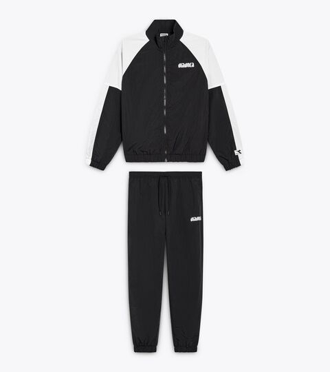 TRACKSUIT ATHL. LOGO I, BLACK Polyamide tracksuit - All-gender TRACKSUIT ATHL. LOGO I BLACK - Diadora