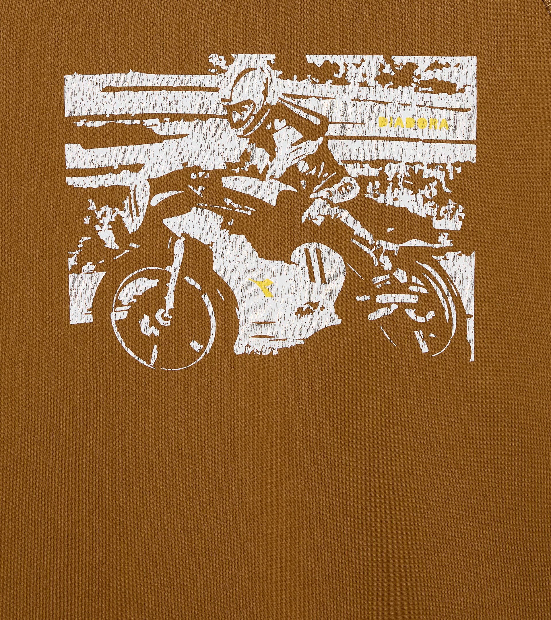 Legacy Crewneck Sweatshirt - Made In Italy - All-gender SWEATSHIRT CREW LEGACY BROWN BRONZE - Diadora