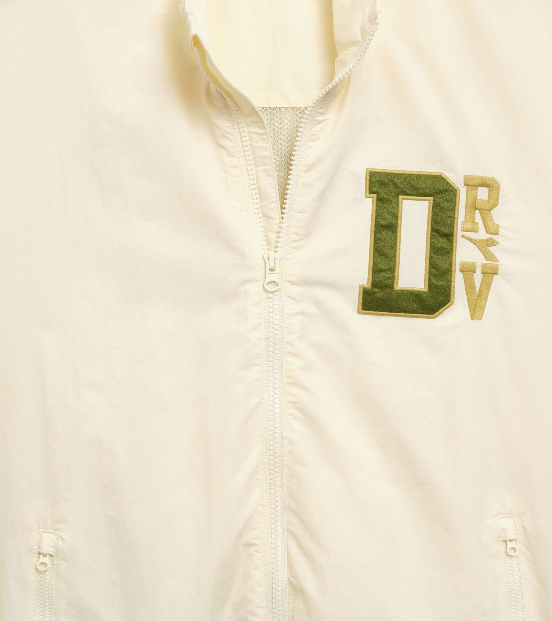 Veste de surv&ecirc;tement en nylon ripstop - Run Valley - Pour tous les genres
 TRACK JACKET RUN VALLEY BLANC HIVER - Diadora