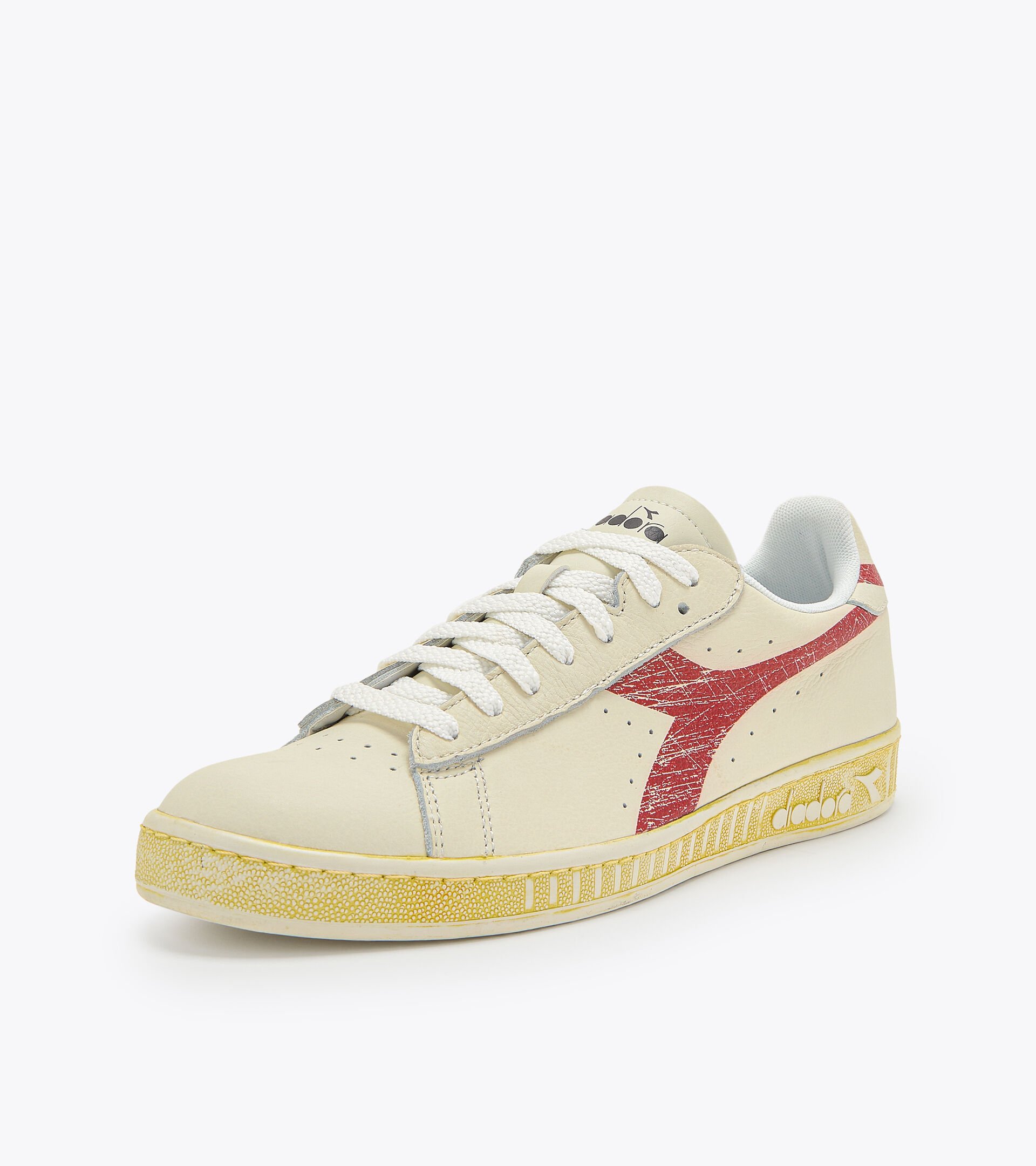 Chaussures de sport - Unisexe GAME L LOW RETRO' BLANC/ORANGE.COM - Diadora