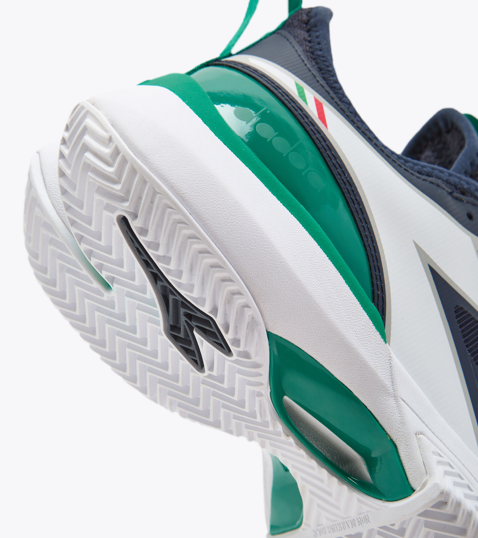 Tennis shoes for clay courts - Men FINALE CLAY BLUE CORSAIR/WHITE - Diadora