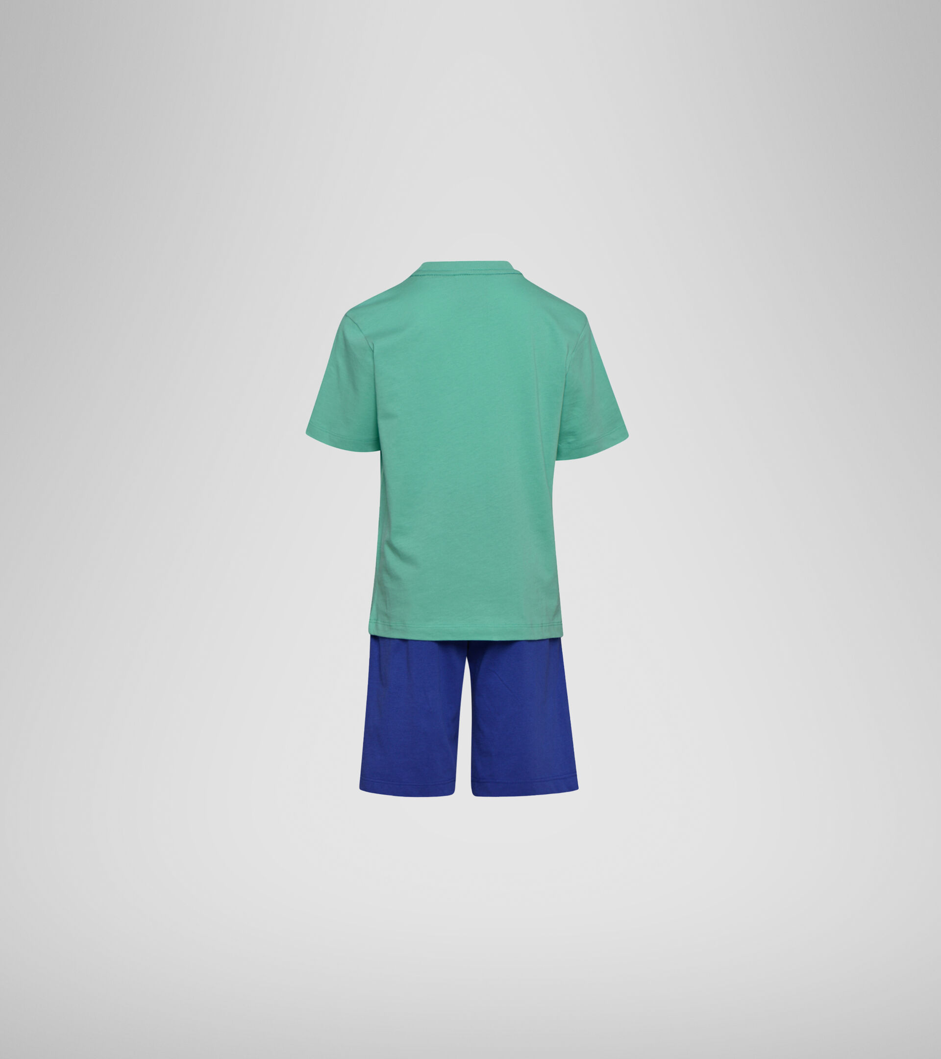 Apparel Sport BAMBINO JB. SET SS LOGO DRIP GREEN JADE CREAM Diadora