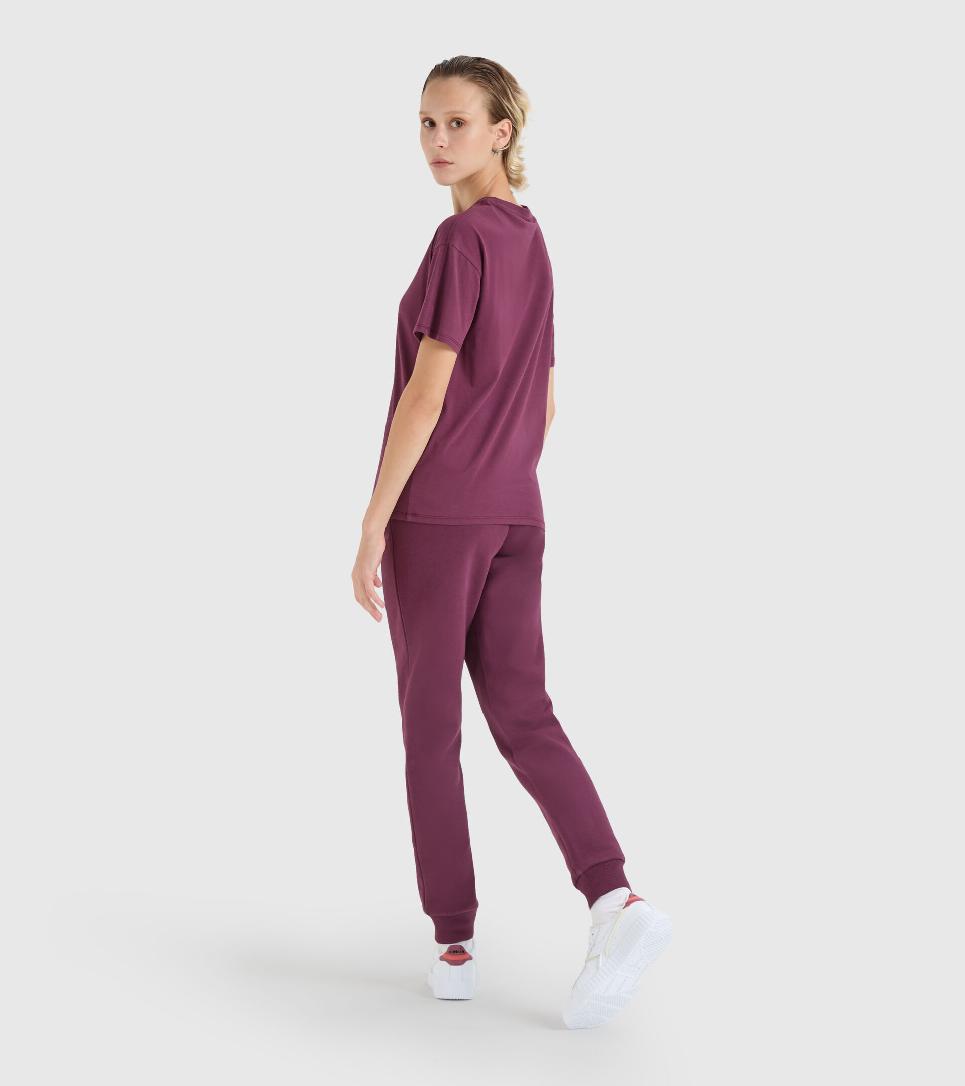 Sportliches T-Shirt - Damen L.T-SHIRT SS CHROMIA VERNICHTET VIOLETT - Diadora