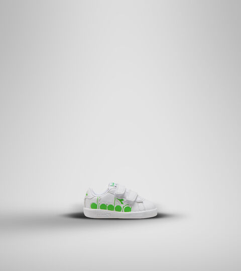 Sports shoe - Unisex kids GAME P BOLDER TD WHITE/GREEN EVIDENCE - Diadora