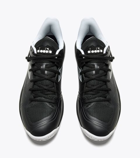 Tennis shoes for hard surfaces or clay - Men B.ICON 2 AG BLACK/SILVER/WHITE - Diadora