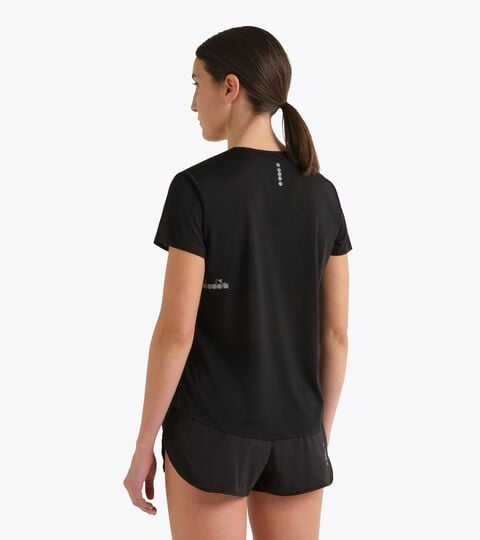 Super Light FIBRAZERO t-shirt  - Running - Women&rsquo;s L. SS T-SHIRT SUPER LIGHT FIBRAZERO BLACK - Diadora