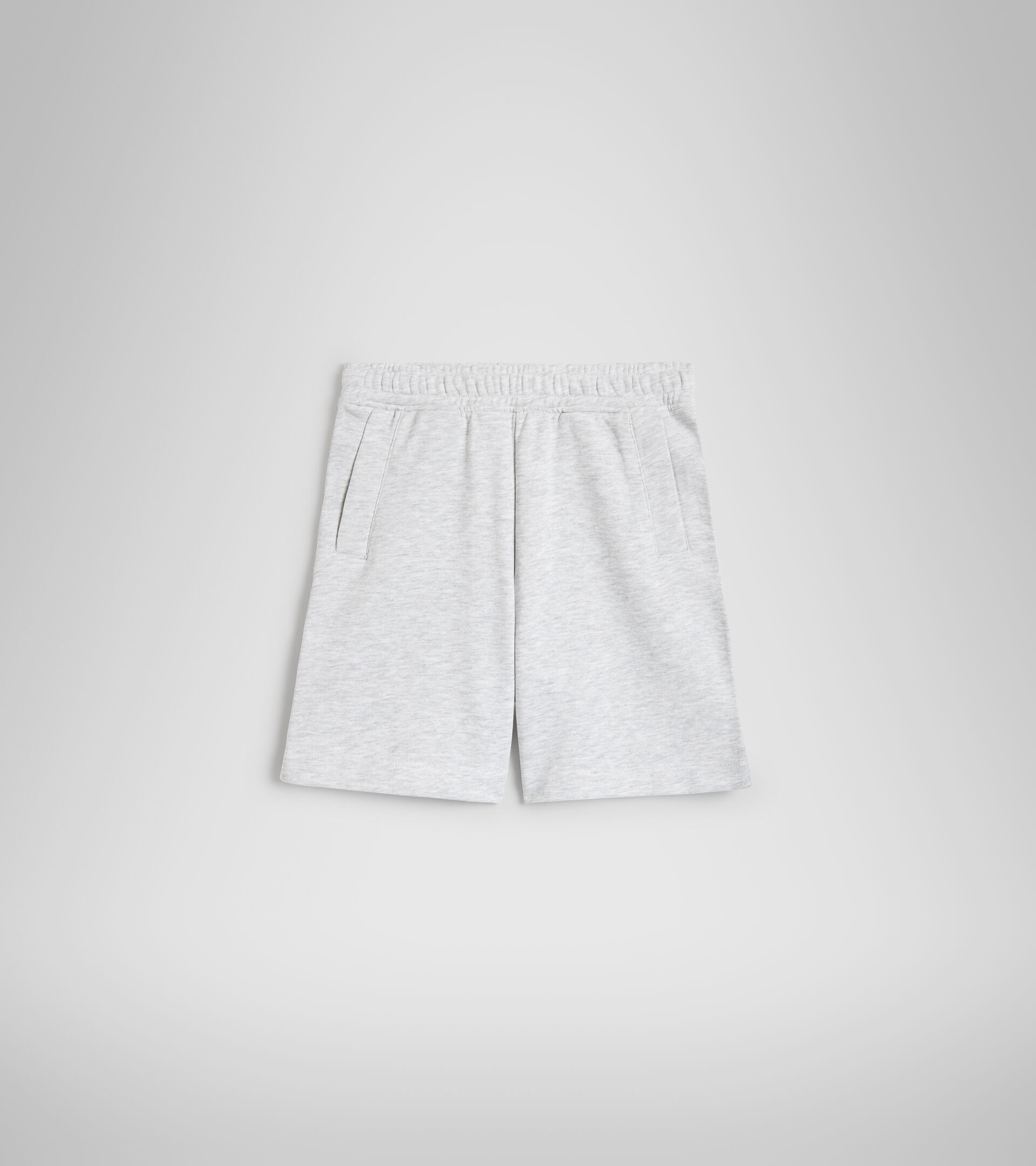 Sports shorts - Boys JB.BERMUDA DIADORA FC SUPER WHITE/LIGHT GRAY MELANGE - Diadora