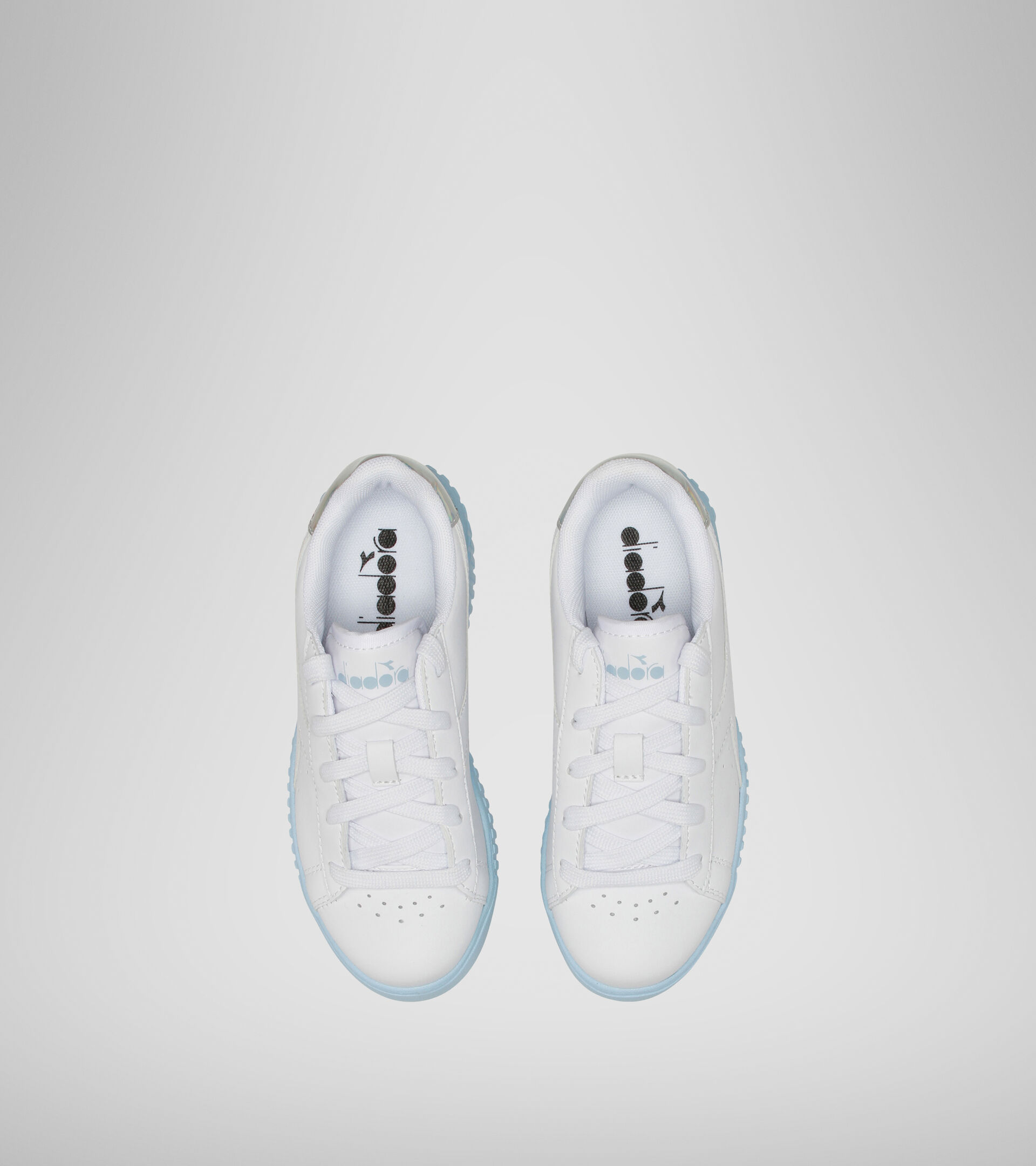Sports shoes - Kids 4-8 years GAME STEP PS WHITE /SKY-BLUE - Diadora