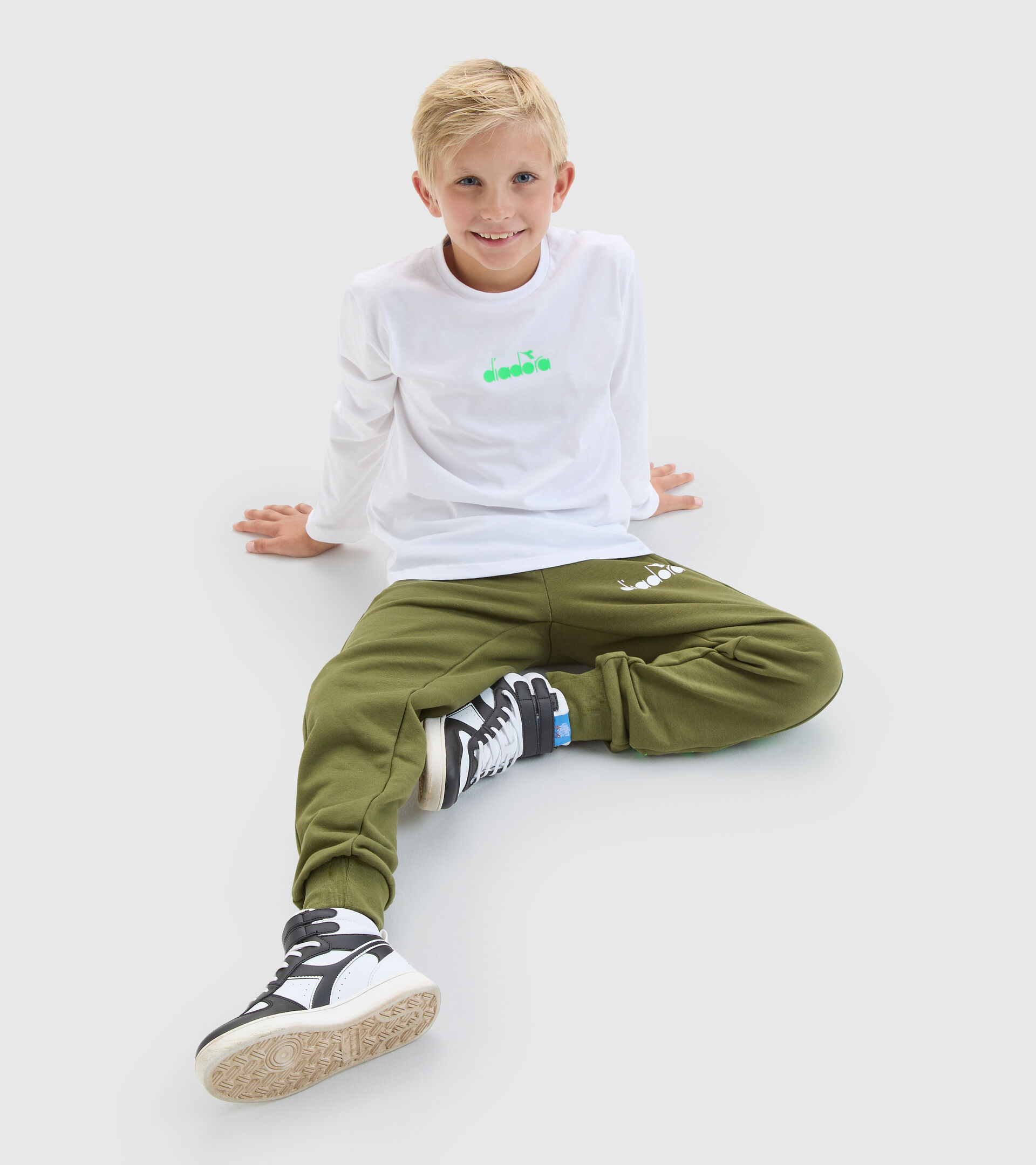 T-Shirt mit langen Ärmeln - Jungen
 JB.T-SHIRT LS D MARSHMALLOW - Diadora