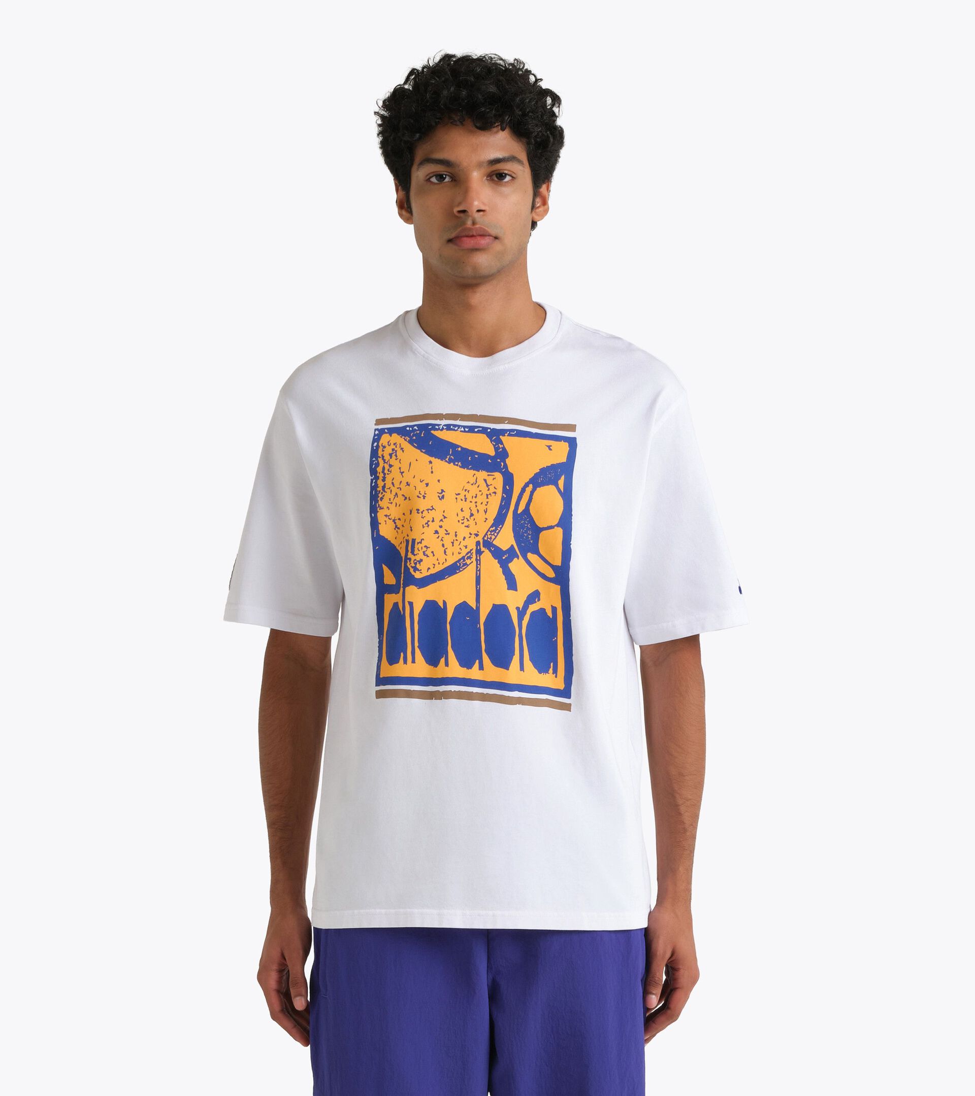 Legacy T-shirt - Made In Italy - All-gender T-SHIRT SS LEGACY I OPTICAL WHITE - Diadora