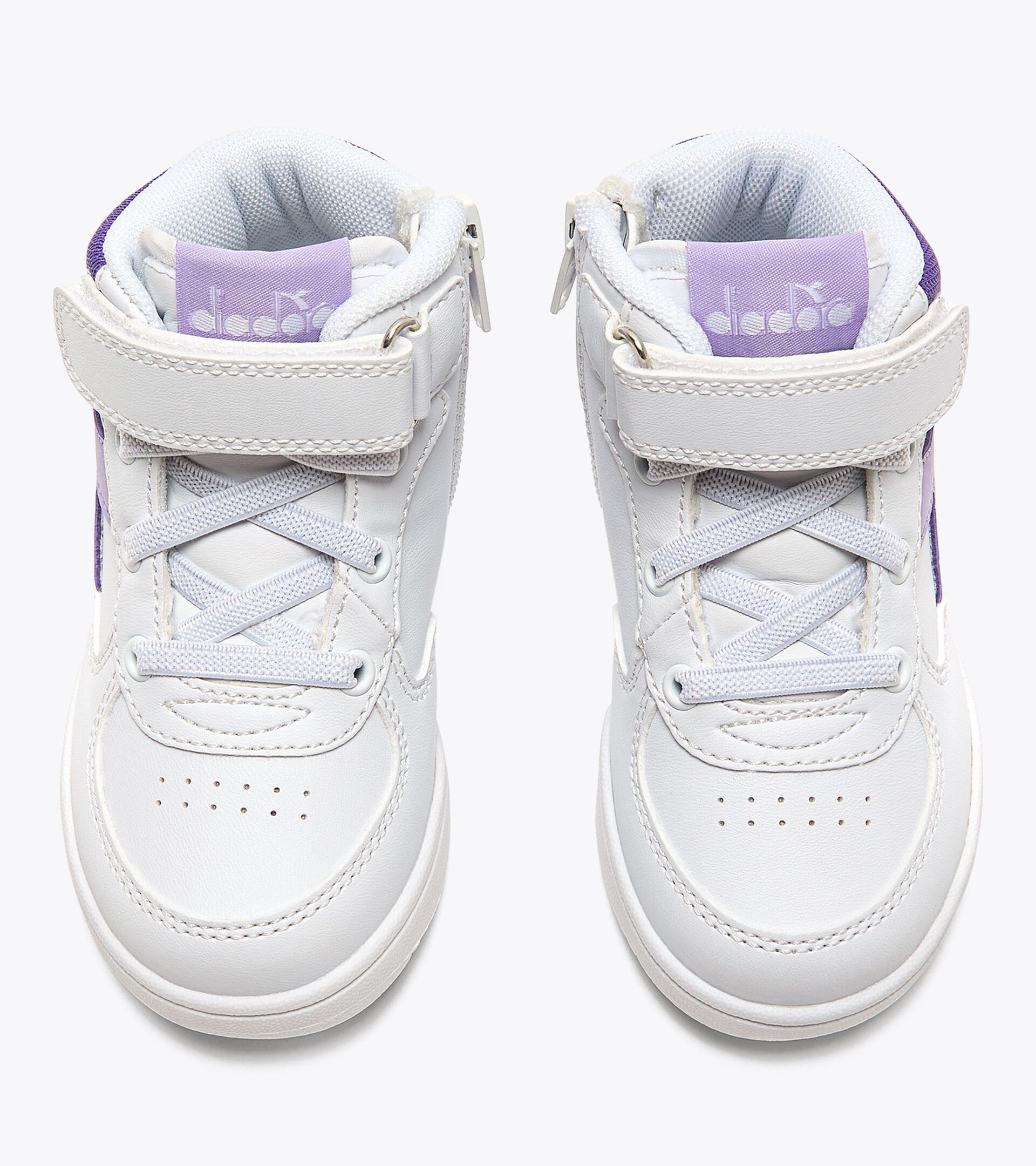 Sports shoes - Toddlers 1-4 years RAPTOR MID TD WHT/PURPLE ROSE/PASSION FLOWER - Diadora