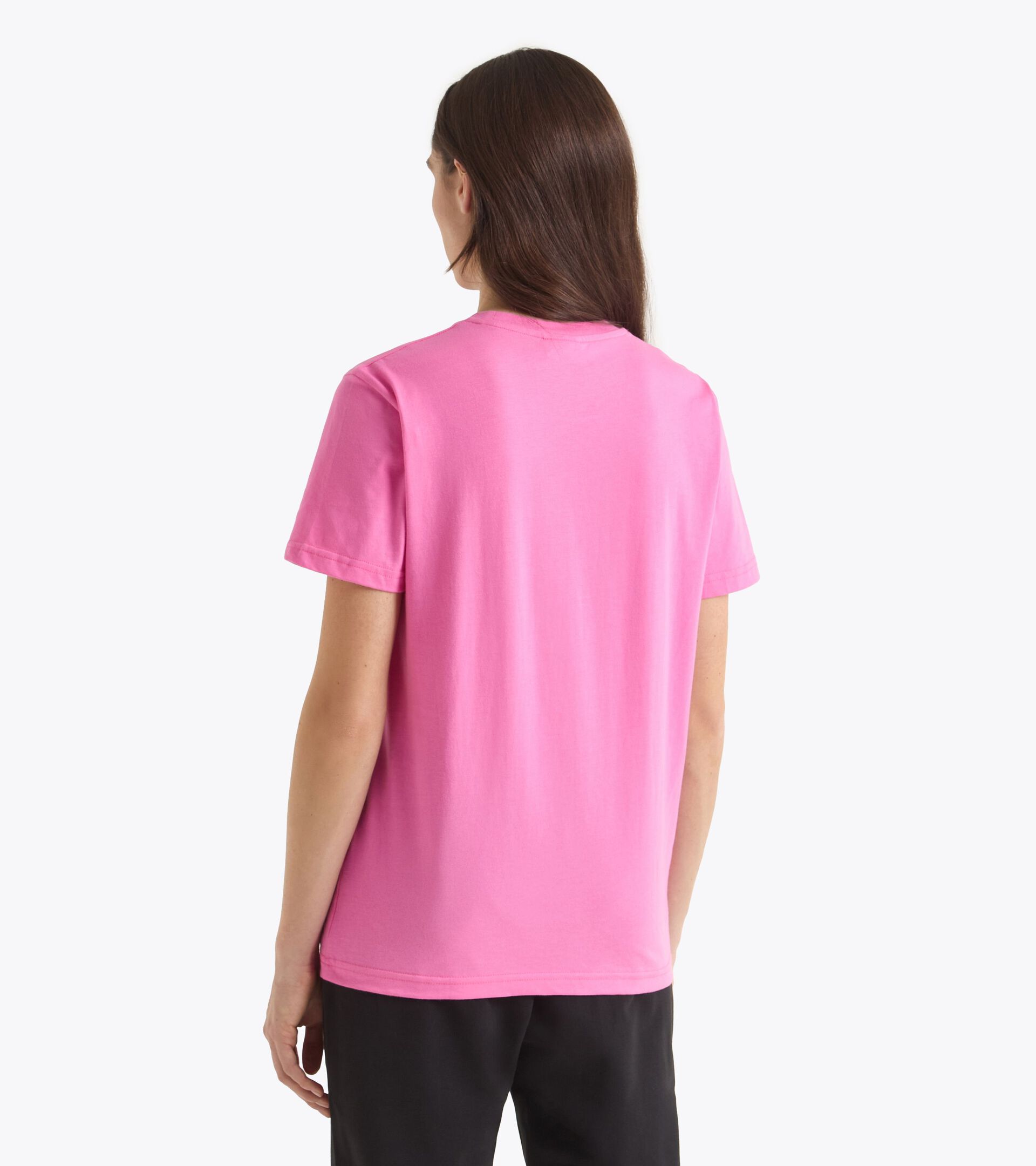 T-shirt - All-Gender
 T-SHIRT SS LOGO WILD PINK - Diadora