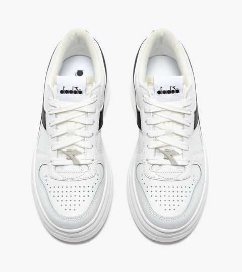 MAGIC BOLD WN, WHITE/WHITE/BLACK Sports sneakers - Women’s - Platform sole MAGIC BOLD WN WHITE/WHITE/BLACK - Diadora