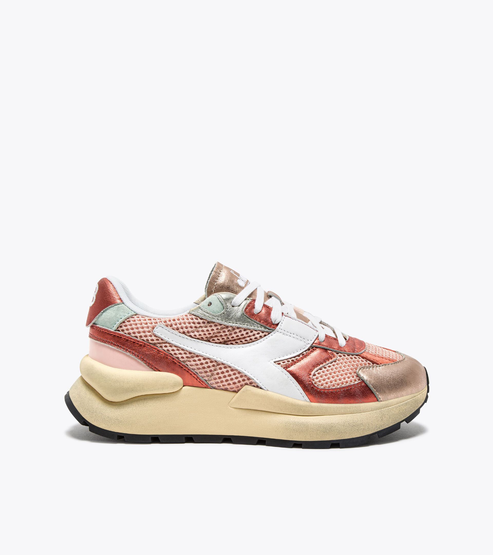 Heritage leather sneaker - Women’s MERCURY ELITE LAM USED  WN BLUSH PINK - Diadora