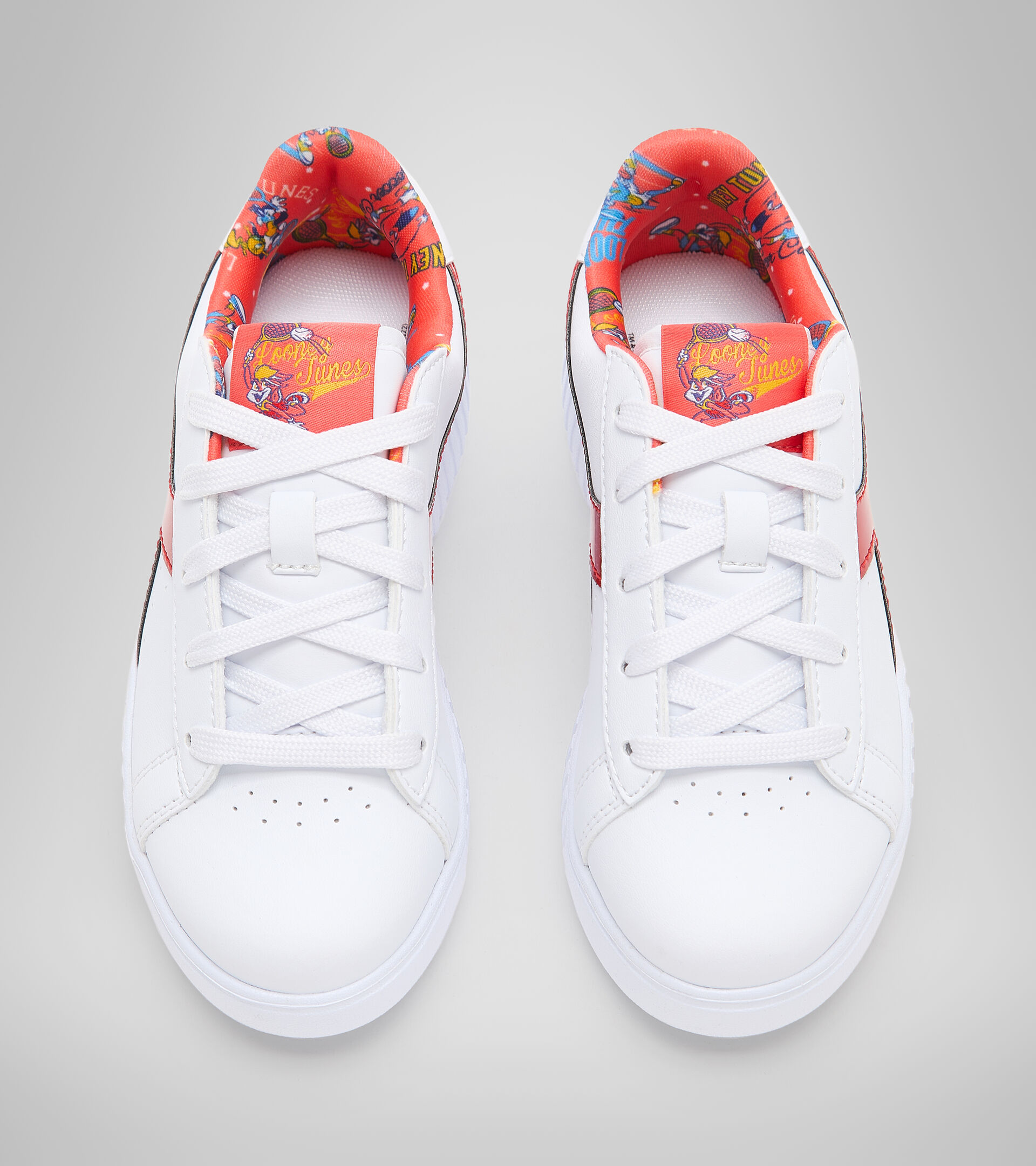 Sports shoes - Kids 4-8 years GAME STEP LOLA PS WHITE/AURORA RED - Diadora