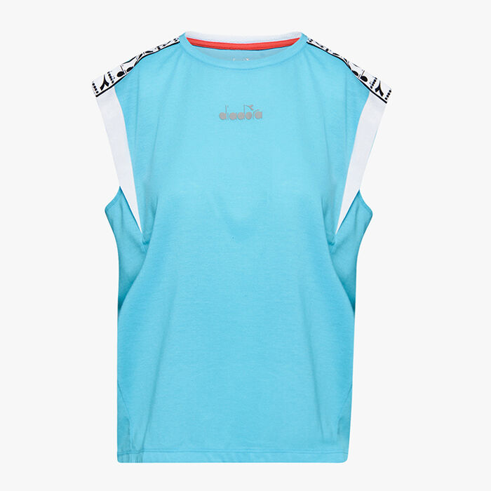 L. SS T-SHIRT BE ONE, SKY-BLUE SCUBA, large