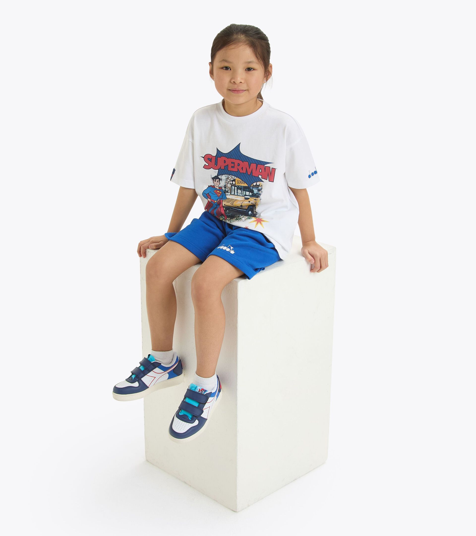 Superheroes bermuda shorts - Kids 
 JU.BERMUDA SUPERHEROES PRINCESS BLUE - Diadora