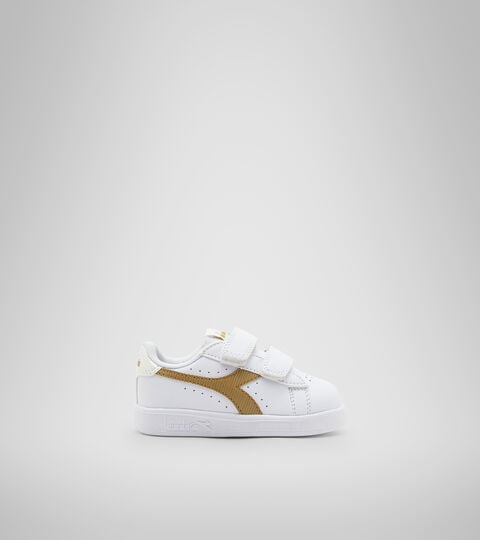 Sports shoes - Toddlers 1-4 years GAME P TD GIRL WHITE/GOLD - Diadora