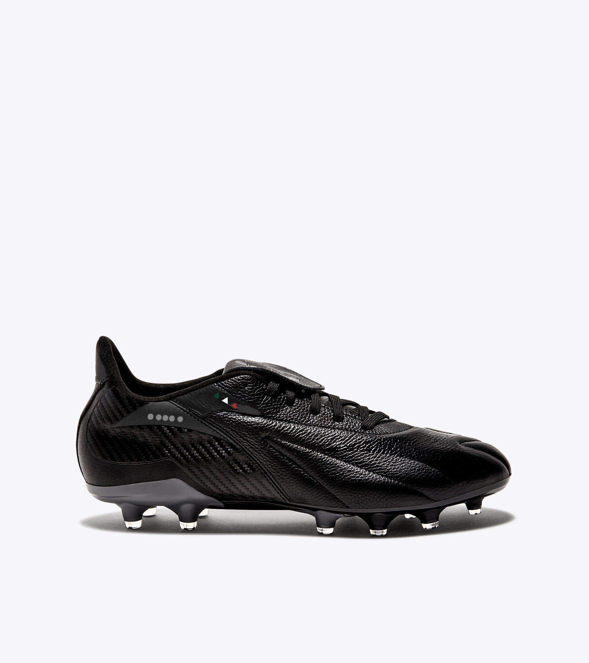 Leather calcio boots for firm ground - Made In Italy - All-Gender MAXIMUS ELITE ITA T SLX BLACK - Diadora