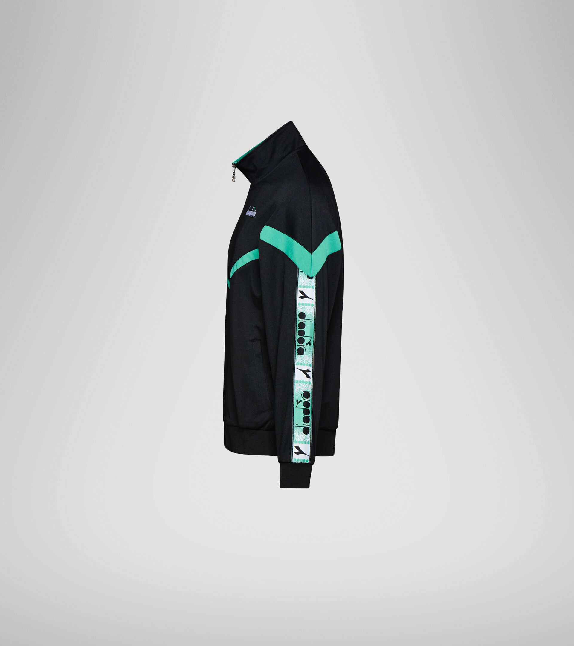 Sportswear jacket - Unisex TRACK JACKET OFFSIDE BLACK - Diadora