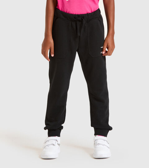 Sports trousers - Kids JU. CUFF PANTS CUBIC BLACK - Diadora