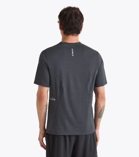 SS T-SHIRT TECH RUN CREW, NEGRO Camiseta técnica de running§Hombre SS T-SHIRT TECH RUN CREW NEGRO - Diadora