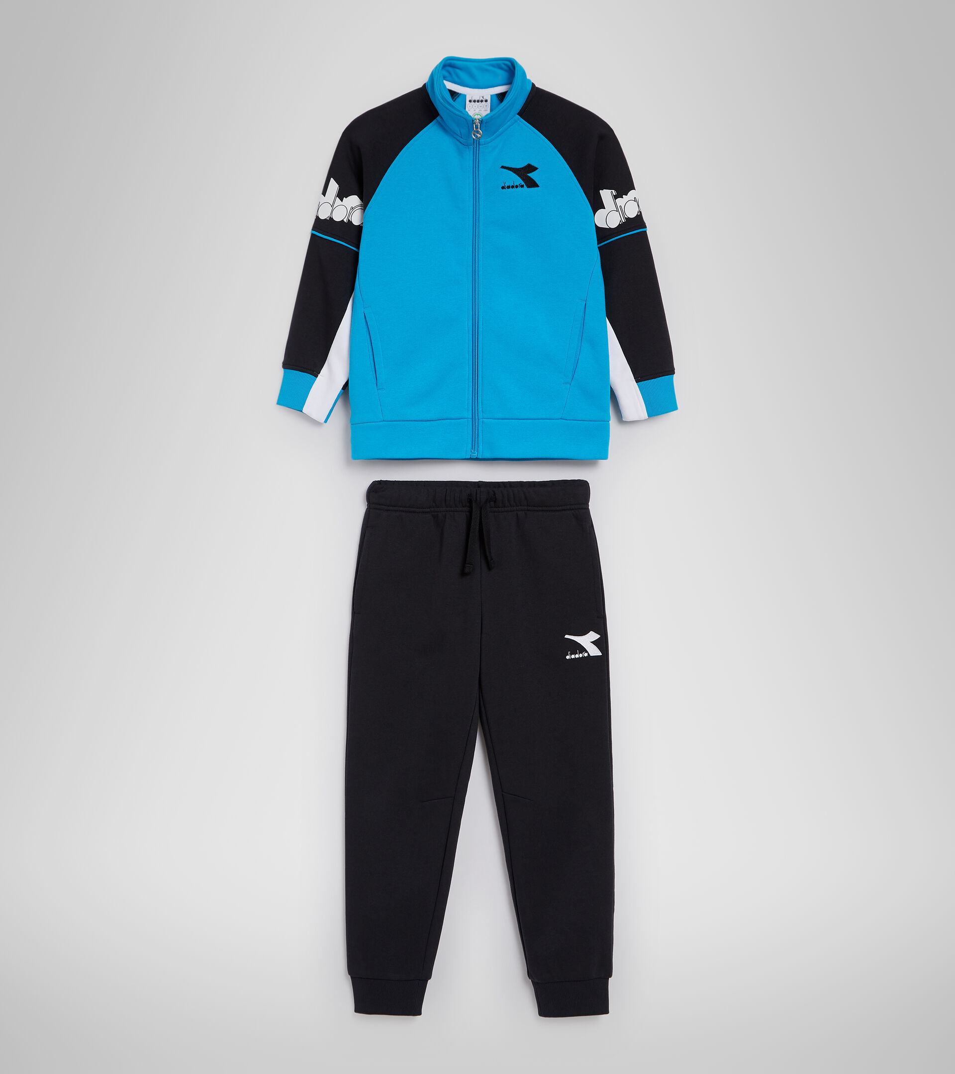 Tracksuit - Kids JU. FZ TRACKSUIT CUBIC SKY-BLUE DANUBE - Diadora